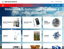 Tablet Screenshot of meteostanice.cz